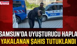Samsun'da uyuşturucu hapla yakalanan şahıs tutuklandı