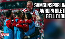 Samsunspor'un Avrupa bileti belli oldu