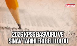 2026 KPSS başvuru ve sınav tarihleri belli oldu