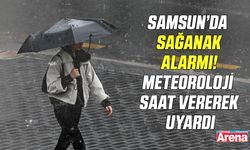 Samsun’da sağanak alarmı! Meteoroloji saat vererek uyardı