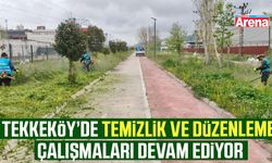 Tekkeköy’de temizlik ve düzenleme çalışmaları devam ediyor