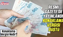 Resmi Gazete'de yayınlandı: Konaklama vergisi düştü