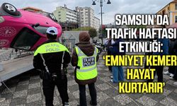 Samsun'da trafik haftası etkinliği