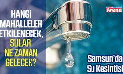 Samsun'da su kesintisi
