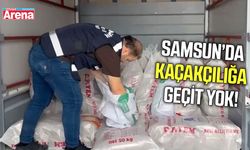 Samsun’da 770 kilo kaçak tütün ele geçirildi