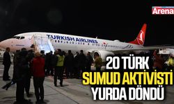 20 Türk Sumud aktivisti yurda döndü