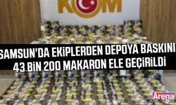 Samsun'da ekiplerden depoya baskın!