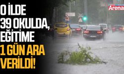 O ilde 39 okulda, eğitime 1 gün ara verildi!