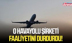 O havayolu şirketi faaliyetini durdurdu!