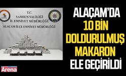 Alaçam’da 10 bin doldurulmuş makaron ele geçirildi