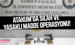 Atakum’da silah ve yasaklı madde operasyonu