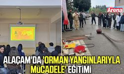 Alaçam'da 'Orman yangınlarıyla mücadele' eğitimi