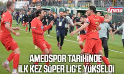 Amedspor Süper Lig'e yükseldi