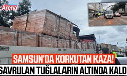 Samsun'da korku dolu anlar!
