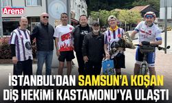 İstanbul’dan Samsun’a koşan diş hekimi Kastamonu’ya ulaştı