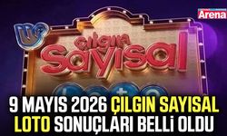 9 Mayıs 2026 Çılgın Sayısal Loto sonuçları belli oldu