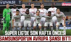 Samsunspor’un Avrupa umudu seneye kaldı!