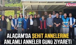 Alaçam’da şehit annelerine anlamlı Anneler Günü ziyareti