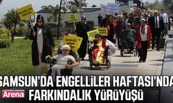 Samsun’da Engelliler Haftası’nda farkındalık yürüyüşü