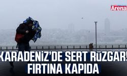Karadeniz’de sert rüzgar! Fırtına kapıda