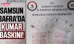 Samsun Bafra'da kumar baskını!