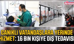 Canik’te 4 ayda 16 bin kişiye diş tedavisi