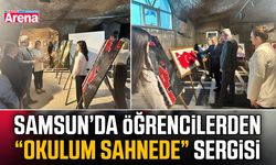 Samsun’da öğrencilerden Okulum Sahnede sergisi