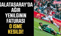 Galatasaray'da ağır yenilginin faturası o isme kesildi!