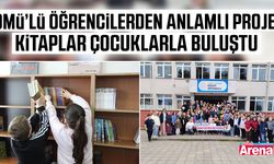 OMÜ’lü öğrencilerden Kızılot Ortaokulu’na 1200 kitaplık bağış