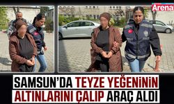 Samsun'da yeğeninin altınlarını çalan teyze yakalandı