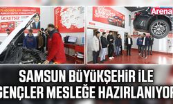 Samsun Büyükşehir ile gençler mesleğe hazırlanıyor