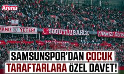 Samsunspor’dan çocuk taraftarlara özel davet!