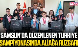 Samsun’da düzenlenen Türkiye şampiyonasında Aliağa rüzgarı