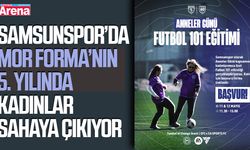 Samsunspor’da Mor Forma’nın 5. yılında kadınlar sahaya çıkıyor
