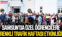 Samsun’da özel öğrencilere renkli Trafik Haftası etkinliği