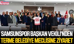 Samsunspor Başkan Vekili'nden Terme Belediye Meclisine ziyaret