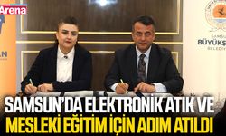 Samsun’da elektronik atık ve mesleki eğitim için adım atıldı