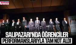 Salıpazarı'nda öğrenciler performanslarıyla tam not aldı