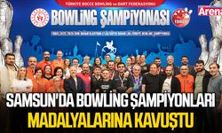 Samsun'da bowling şampiyonları madalyalarına kavuştu