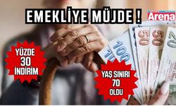 Emekliye sigortada indirim ve yaş müjdesi