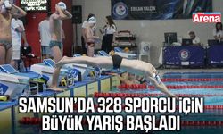 Samsun’da 328 sporcu için büyük yarış başladı