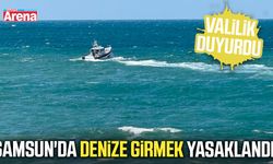 Samsun'da denize girmek yasaklandı!