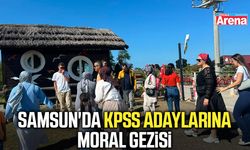 Samsun'da KPSS adaylarına moral gezisi