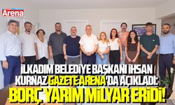 İlkadım Belediye Başkanı İhsan Kurnaz Gazete Arena'da açıkladı:  Borç yarım milyar eridi!