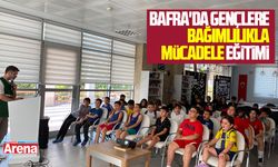 Bafra'da gençlere bağımlılıkla mücadele eğitimi