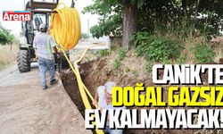 Canik'te doğal gazsız ev kalmayacak!
