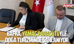 Bafra yamaç paraşütüyle doğa turizminde şahlanıyor