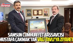 Samsun Cumhuriyet Başsavcısı Mustafa Çakmak'tan Vali Tavlı'ya ziyaret