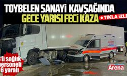 İlkadım Toybelen Sanayi kavşağında gece yarısı feci kaza