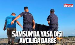 Samsun'da yasa dışı avcılığa darbe